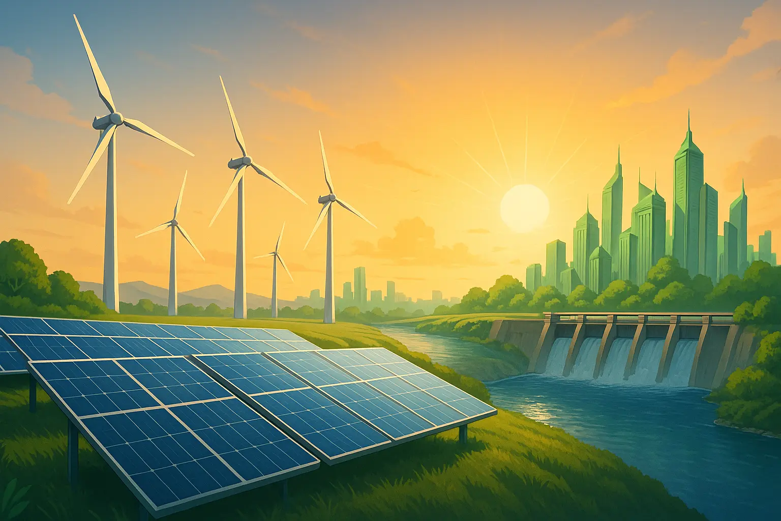 De Toekomst van Hernieuwbare Energie in 2025